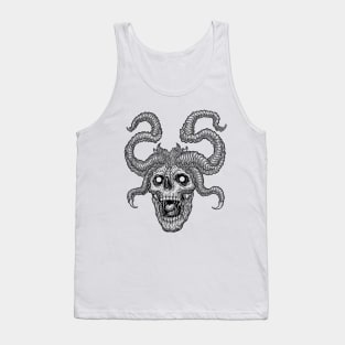 Demonic skull Tank Top